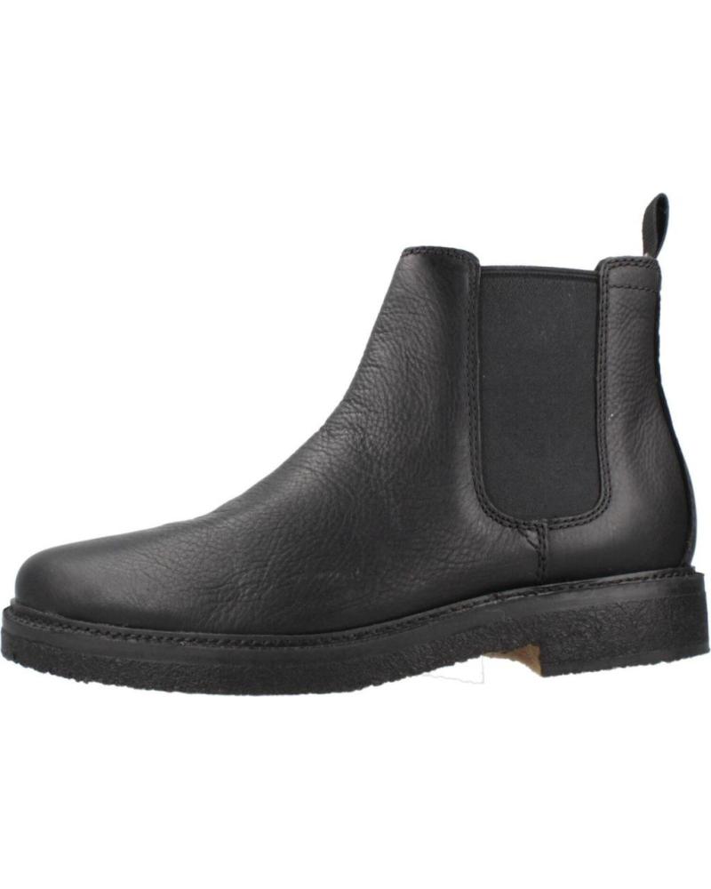 CLARKS CLARKDALE EASY BLACK CHELSEA BOOTS BLACK
