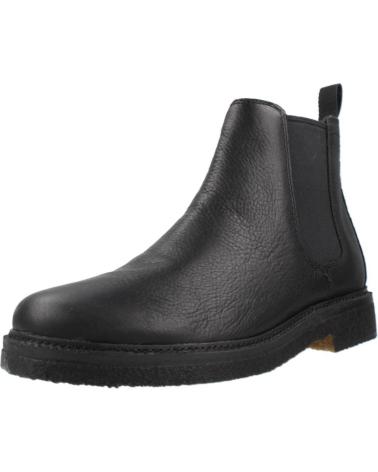 CLARKS CLARKDALE EASY BLACK CHELSEA BOOTS BLACK