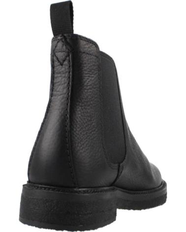 CLARKS CLARKDALE EASY BLACK CHELSEA BOOTS BLACK