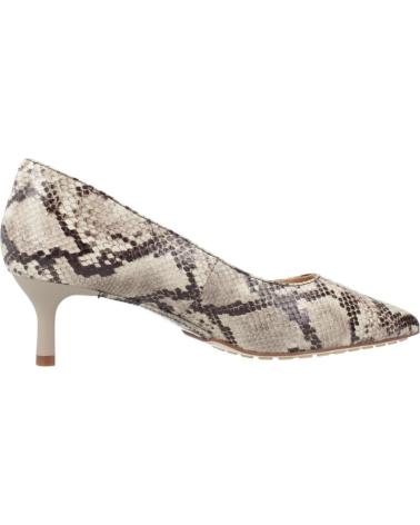 CLARKS ADELA COURT LEA ANIMAL PRINT GRYSNAKE PUMPS GRYSNAKE