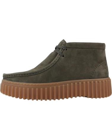 CLARKS TORHILL MOSS - WILDLEDER-STIEFEL DRKGREEN DRKGREEN