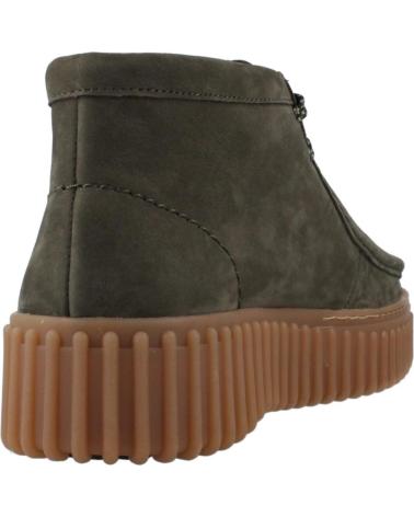 CLARKS TORHILL MOSS - DRKGREEN SUEDE BOOT DRKGREEN