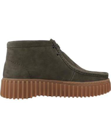 CLARKS TORHILL MOSS - DRKGREEN SUEDE BOOT DRKGREEN