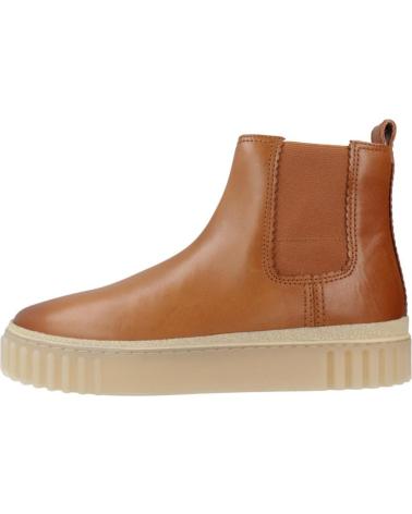 CLARKS MAYHILL TOP - STIVALETTO IN PELLE MARRON TAN TAN