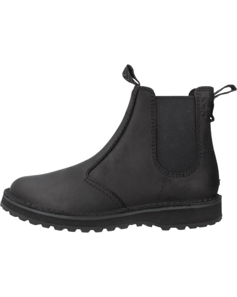 CLARKS SOLSBURY EASY - BLACK CHELSEA BOOTS BLACK