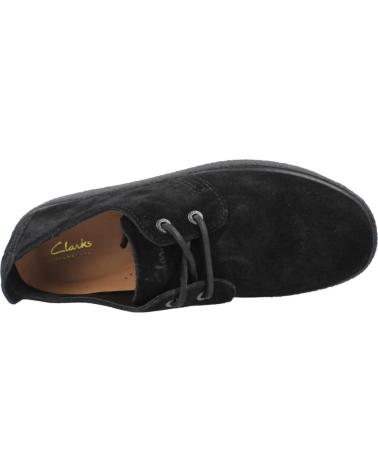 MOCASINES CLARKS CLARKWOOD LOW NEGRO BLACK BLACK
