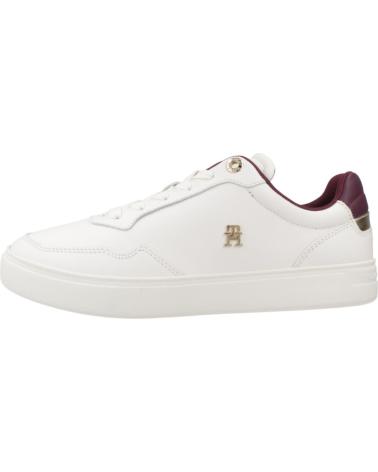 TOMMY HILFIGER ELEVATED COURT SNEAKER - BASKETS BLANCHES YBH YBH