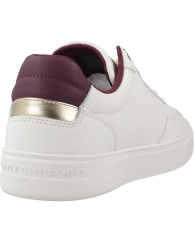 TOMMY HILFIGER ELEVATED COURT SNEAKER - BASKETS BLANCHES YBH YBH