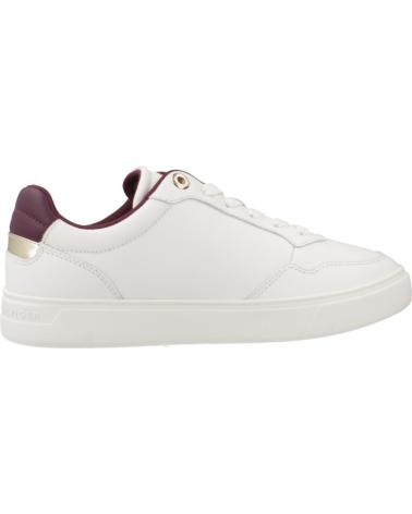 TOMMY HILFIGER ELEVATED COURT SNEAKER - BASKETS BLANCHES YBH YBH