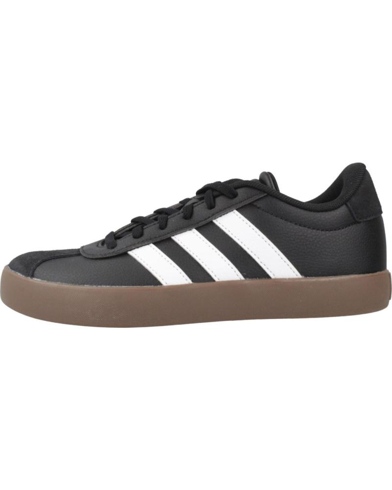ADIDAS VL COURT 3.0 K - BASKETS NOIR ET BLANC CBLACK-FTWWHT-GUM5