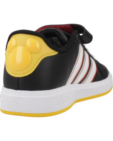 ADIDAS GRAND COURT MICKEY KINDER TURNSCHUHE SCHWARZ BLACK
