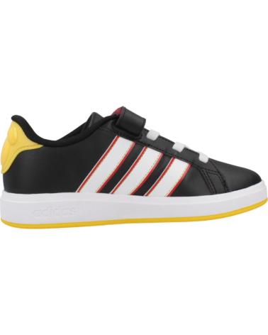 ADIDAS GRAND COURT MICKEY KINDER TURNSCHUHE SCHWARZ BLACK
