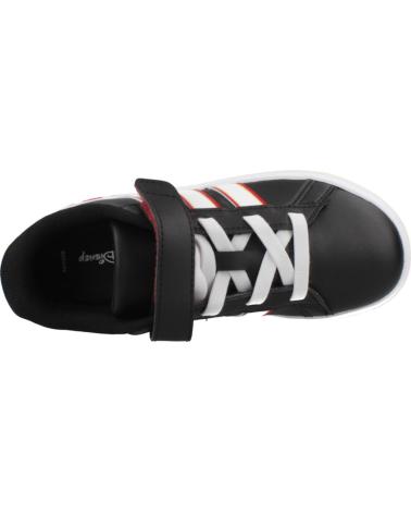ADIDAS GRAND COURT MICKEY KINDER TURNSCHUHE SCHWARZ BLACK