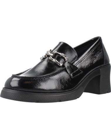24 HORAS MOCASSINI IN PELLE MODELLO 26607 NERI NEGRO