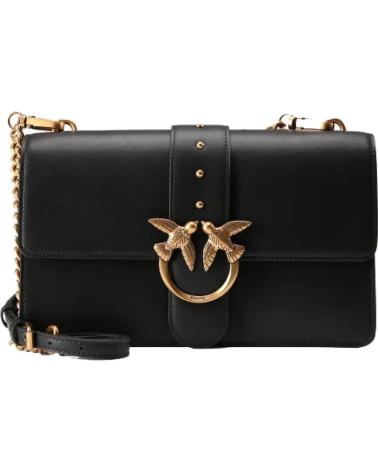 PINKO LOVE ONE MINI SCHWARZE UMHÄNGETASCHE 105856 A0F1 Z99Q