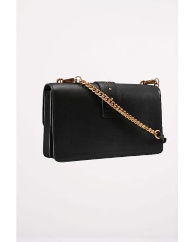 PINKO LOVE ONE MINI SCHWARZE UMHÄNGETASCHE 105856 A0F1 Z99Q