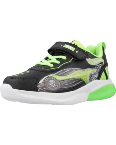 PRIMIGI HOT WHEELS NROVRD SNEAKERS BLACK NEON GREEN NROVRD