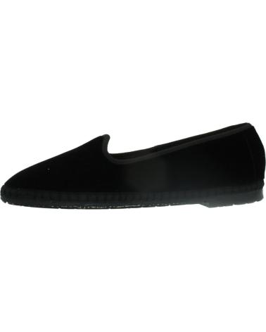 MOCASSINS PLATS FLABELUS DAISY NOIRS NEGRO