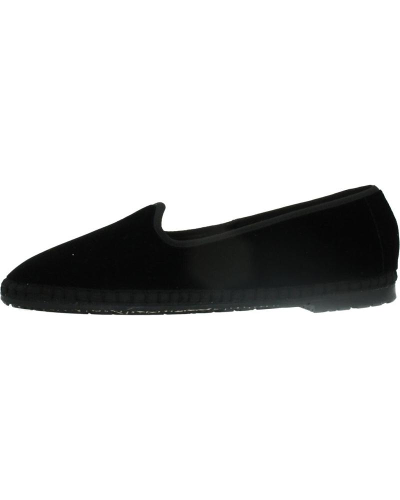 MOCASSINS RASOS FLABELUS DAISY PRETOS NEGRO