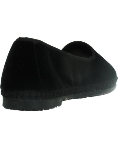 MOCASSINS RASOS FLABELUS DAISY PRETOS NEGRO