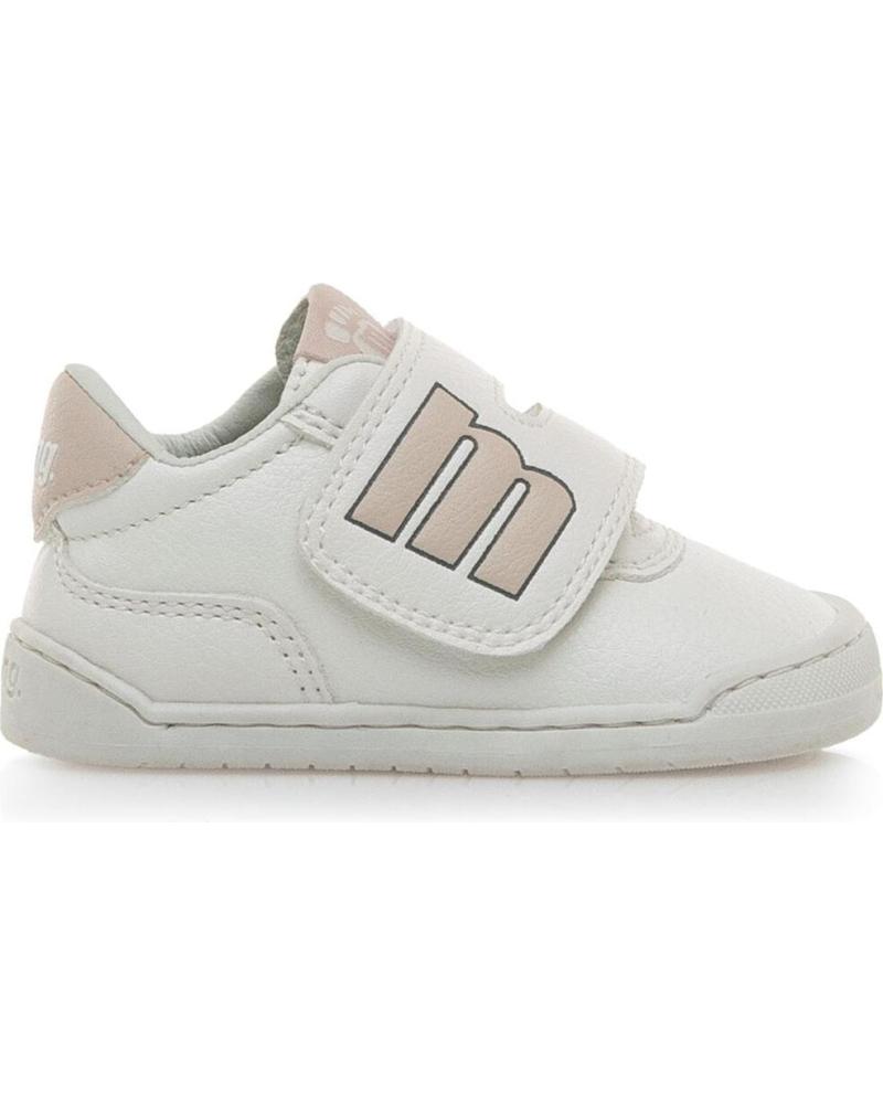 MTNG SAPATILHAS DESPORTIVAS RESPEITOSAS 48909 FREE COM VELCRO BRANCO NUDE-ROSA BLANCO-ROSA
