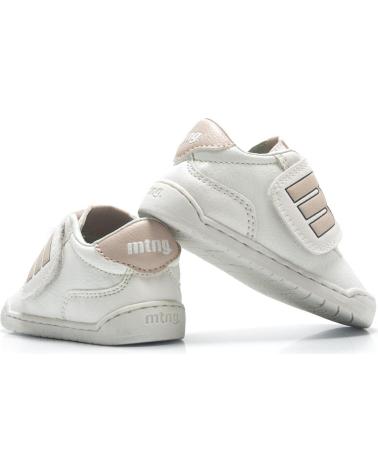 MTNG SAPATILHAS DESPORTIVAS RESPEITOSAS 48909 FREE COM VELCRO BRANCO NUDE-ROSA BLANCO-ROSA