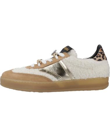 SNEAKERS MJUS BEIGE PLATINO CON STAMPA ANIMALIER MODELLO T94173 PLTNBNC
