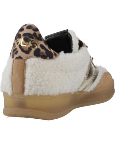MJUS ZAPATILLAS BEIGE PLATINO CON ANIMAL PRINT MODELO T94173 PLTNBNC
