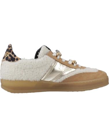 MJUS ZAPATILLAS BEIGE PLATINO CON ANIMAL PRINT MODELO T94173 PLTNBNC