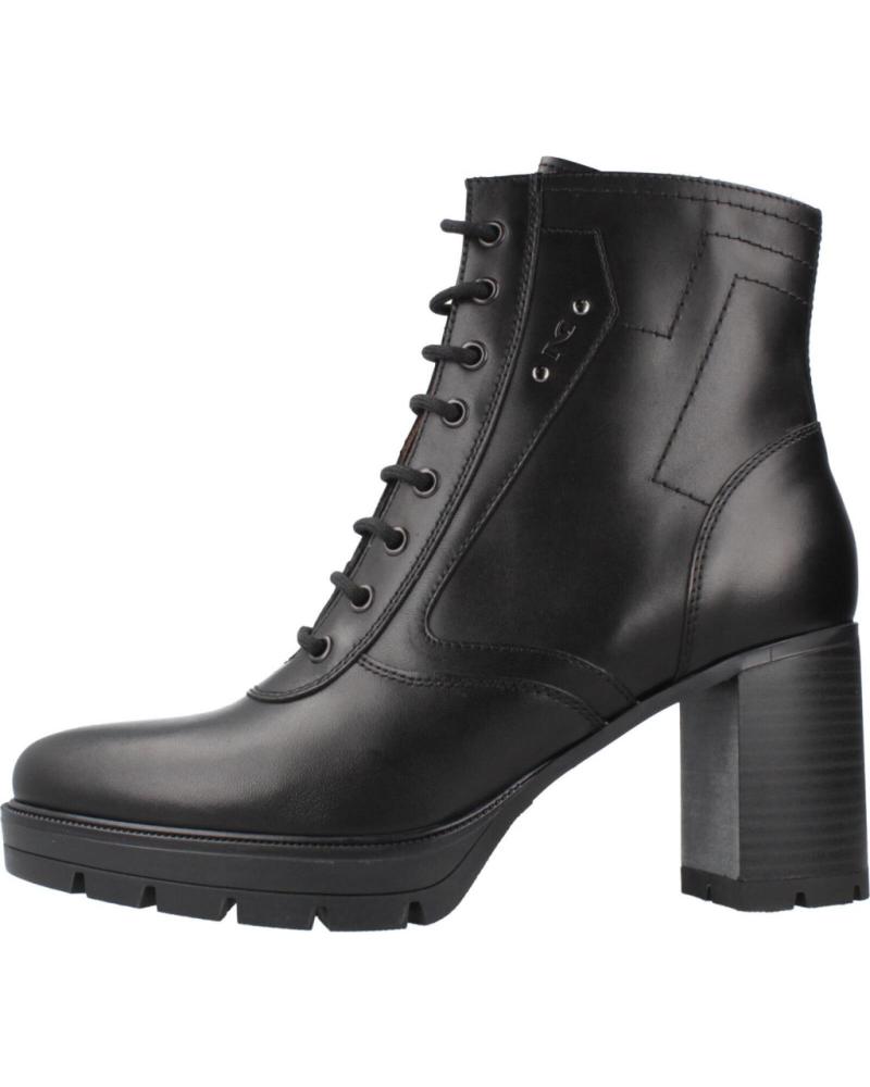 NERO GIARDINI BOTTINES I514850D NOIRES À LACETS ET PLATEFORME 100