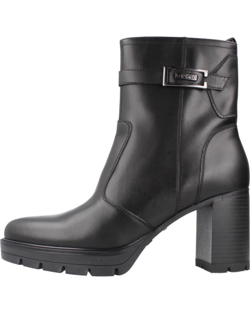BOTTINES NERO GIARDINI I514852D NOIRES À TALON BLOC ET PLATEFORME 100