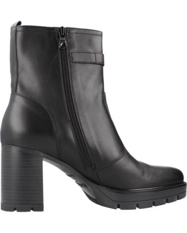 BOTTINES NERO GIARDINI I514852D NOIRES À TALON BLOC ET PLATEFORME 100