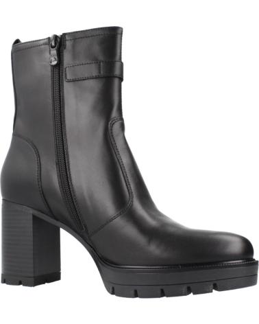 BOTTINES NERO GIARDINI I514852D NOIRES À TALON BLOC ET PLATEFORME 100
