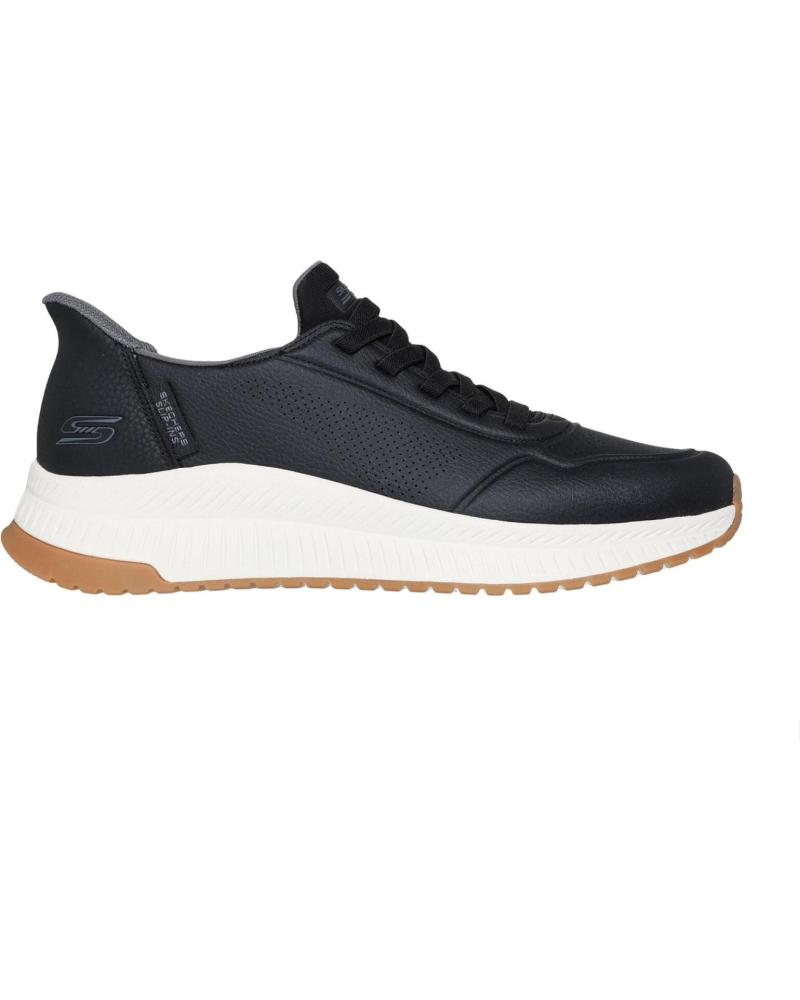 SKECHERS SLIP-INS BOBS SPORT SQUAD 4 NEGRAS NEGRO