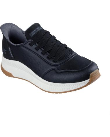 SKECHERS SLIP-INS BOBS SPORT SQUAD 4 NEGRAS NEGRO
