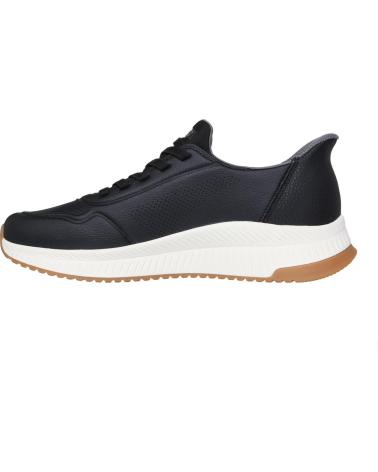 SKECHERS SLIP-INS BOBS SPORT SQUAD 4 NEGRAS NEGRO