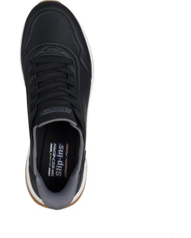 SKECHERS SLIP-INS BOBS SPORT SQUAD 4 NEGRAS NEGRO