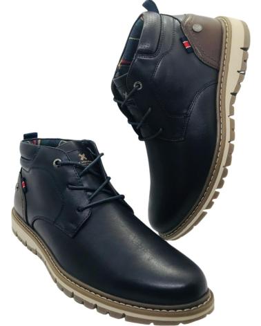STIVALETTO XTI CON LACCI 144512 BLU NAVY AZUL