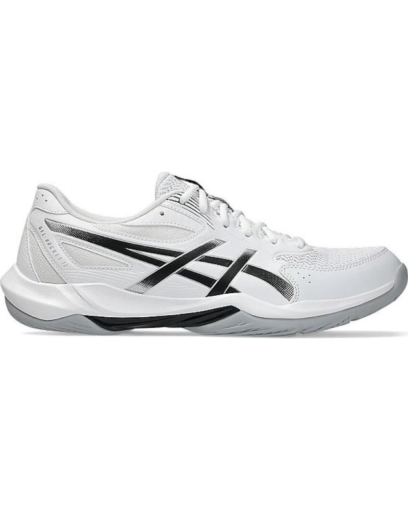 ASICS ZAPATILLAS GEL-ROCKET 12 NEGRAS Y BLANCAS BLANCO