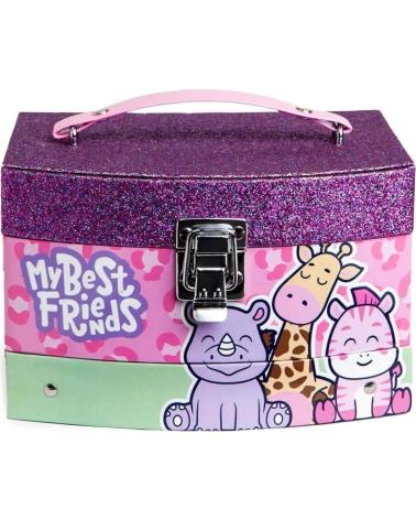 ESTUCHE DE MAQUILLAJE INFANTIL MULTICOLOR AQUARIUS COSMETIC 'MY BEST FRIENDS' MULTICOLOR