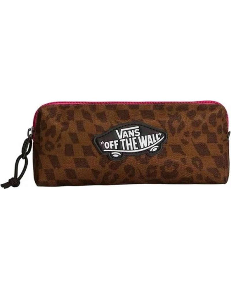 ESTUCHE VANS OFF THE WALL CON ESTAMPADO ANIMAL MARRÓN MARRON
