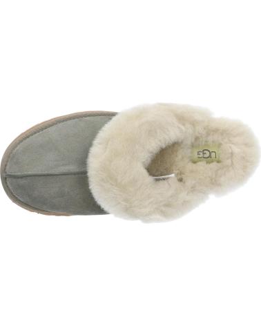 UGG CHAUSSONS DISQUETTE MOSS GREEN MUTED BRASS 1122550 MOSS GREEN - MUTED BRASS