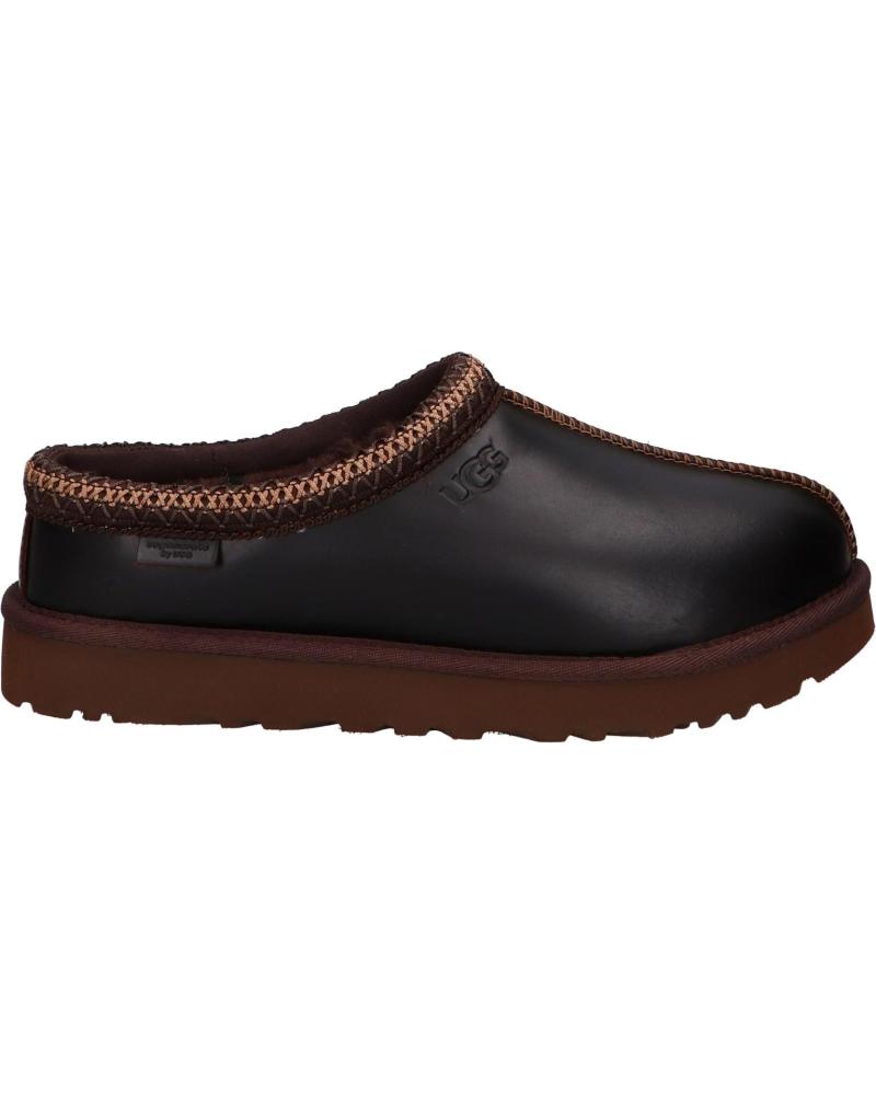 UGG TASMAN LTHR REGEN CLOGS 1170292 W IRONWOOD IRONWOOD