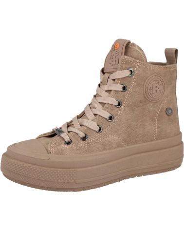 SAPATILHAS ALTAS REFRESH 173074 CAMURÇA TAUPE TAUPE