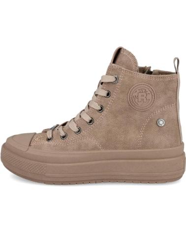 SAPATILHAS ALTAS REFRESH 173074 CAMURÇA TAUPE TAUPE