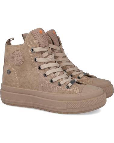 SAPATILHAS ALTAS REFRESH 173074 CAMURÇA TAUPE TAUPE