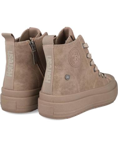 SAPATILHAS ALTAS REFRESH 173074 CAMURÇA TAUPE TAUPE