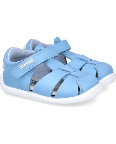 TITANITOS BARFUSS-SANDALEN B500 ERIC HELLBLAU CELESTE