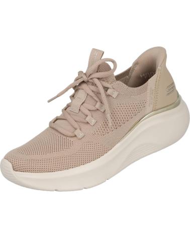 SKECHERS SLIP-INS BOBS SPORT B LOVE 117617 TAUPE - WAHRE FREUDE TAUPE