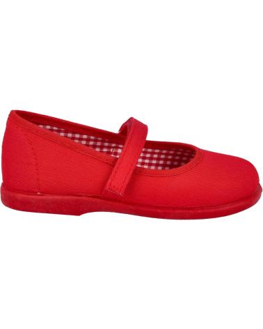 L&R SHOES SALOMÉS EN TOILE MODÈLE 950 ROUGE ROJO